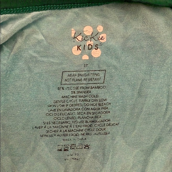 Green & Blue Graphic Pajamas for Kids - Picture 2 of 3